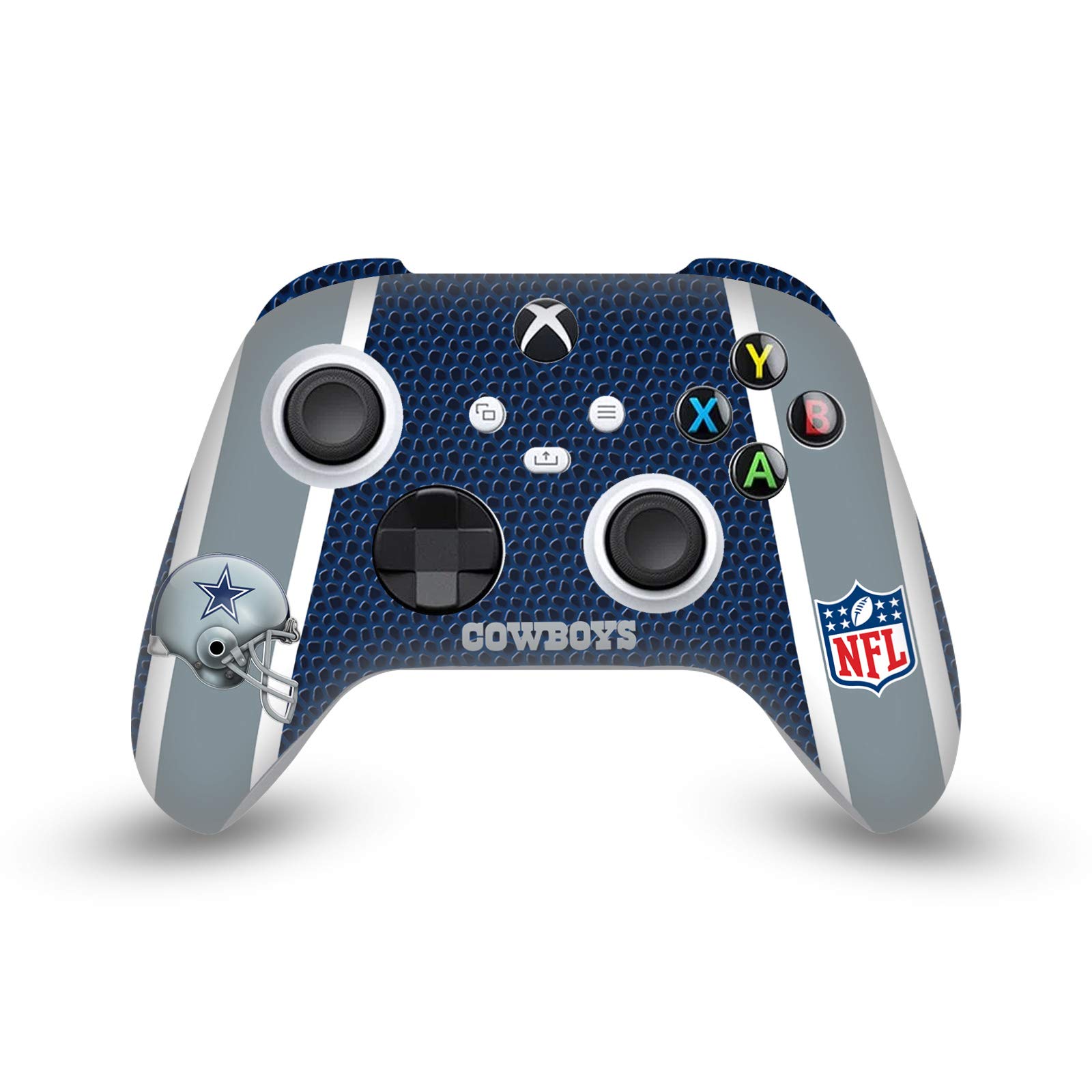 Official NFL Dallas Cowboys Team 1 Vinyl Skin Gaming Sticker Decal Cover Compatible with Xbox Series X/S Controller - Perfect for Gamers and Football Fans, Great for Customizing Your Gaming Gear