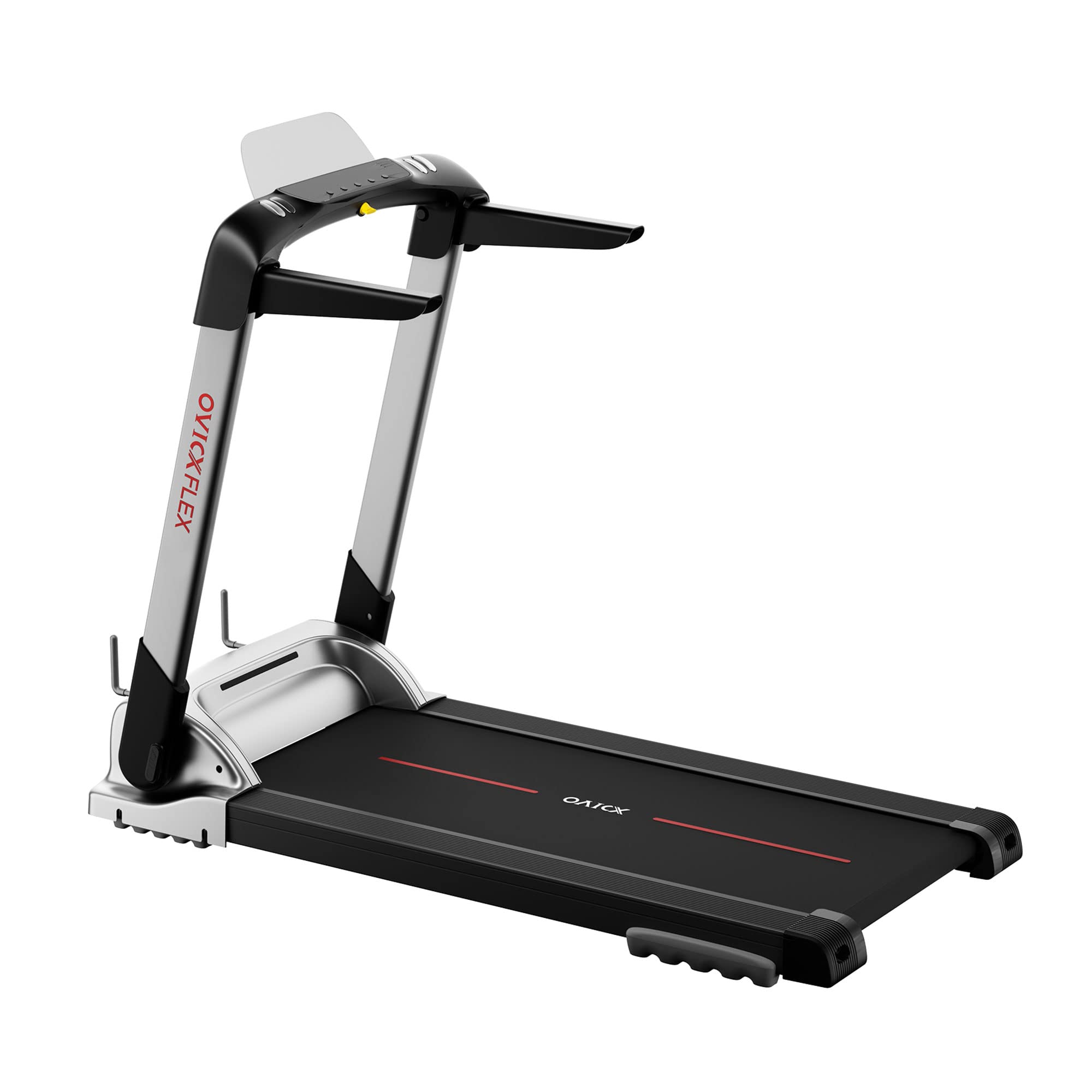 OVICX Foldable Treadmill for Home & Apartment - Compact Electric Running Machine with LCD Display for Cardio Workout, Jogging & Fitness Training - Perfect for Small Spaces & Home Gym