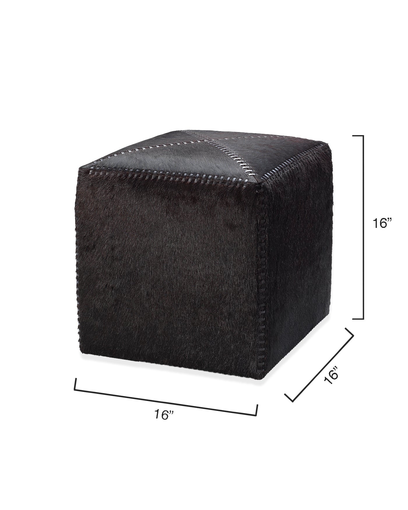 Compact Espresso Ottoman Footrest - Perfect for Living Room, Bedroom & Office Comfort