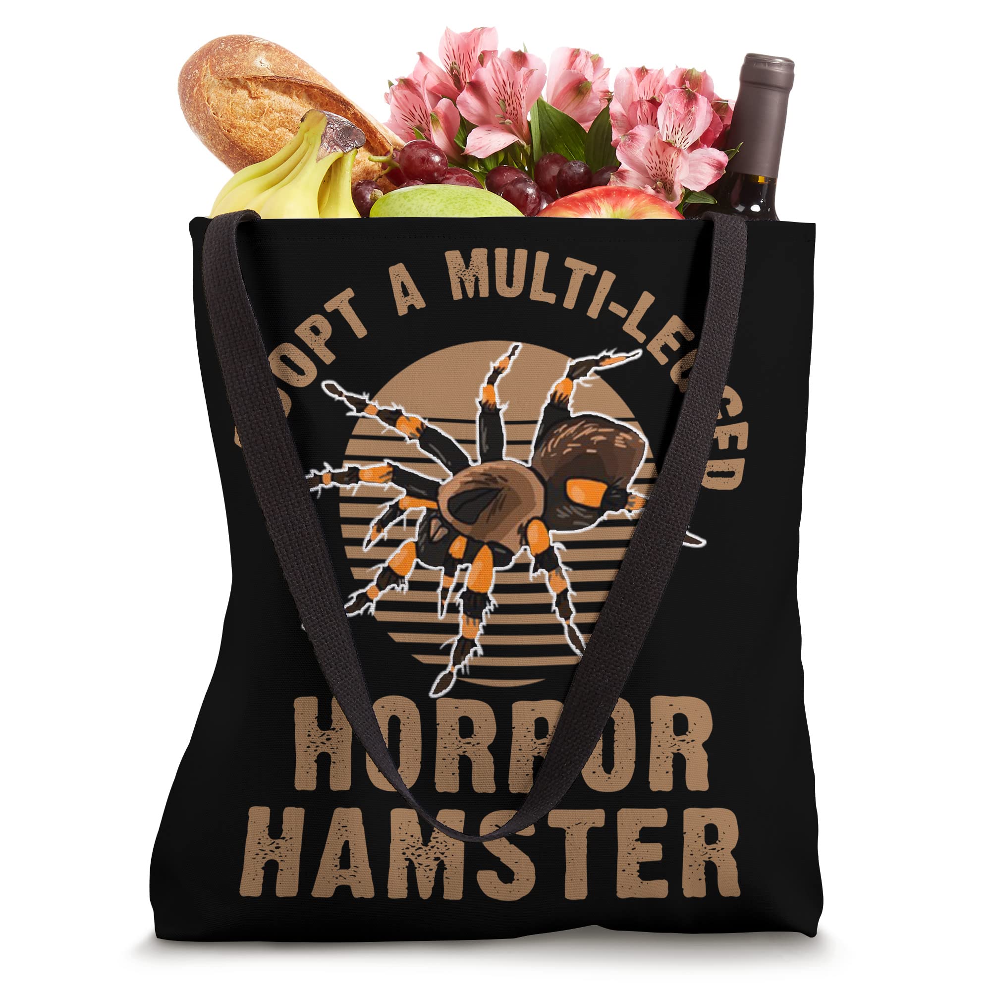 Spider-Themed Tote Bag for Tarantula Lovers - Herpetology Enthusiast Gift & Baby Costume Accessory - Perfect for Halloween, Pet Owners & Arachnid Science Events