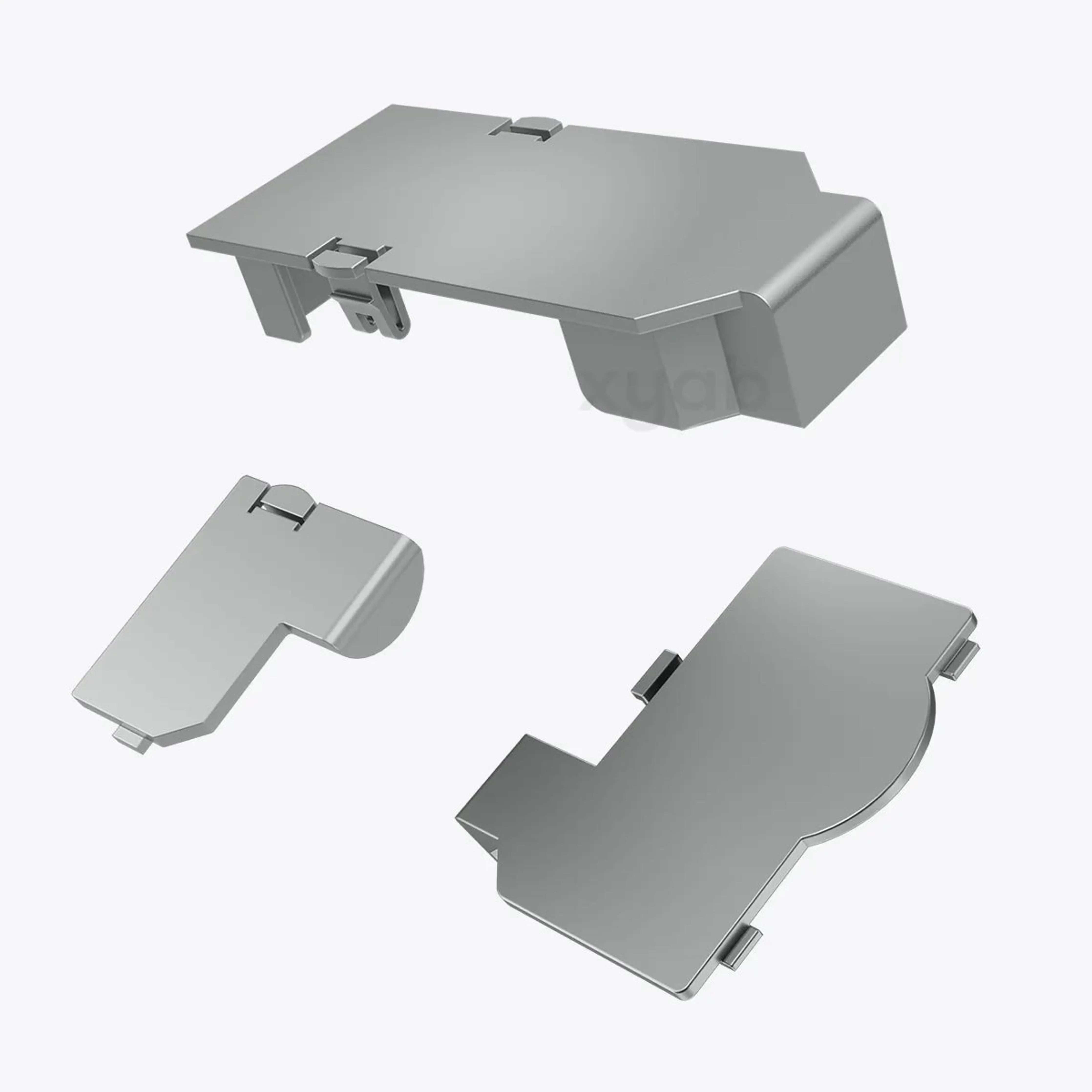 3-Piece Silver Port Covers for Nintendo GameCube® - Protect Console Ports from Dust & Damage | Gaming Accessories for Nintendo GameCube Owners
