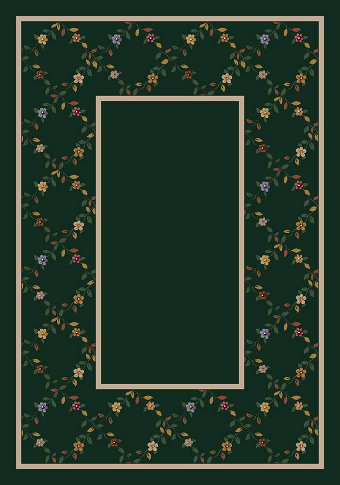 Design Center Maiden Emerald Green Rug - Runner Size 2'4