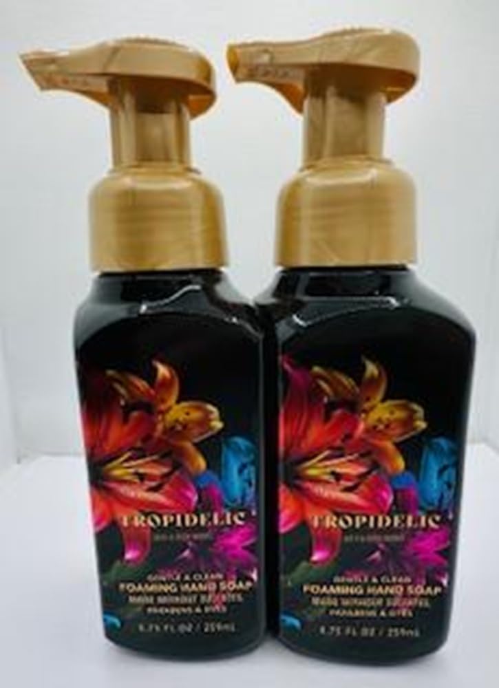 Set of 2 Tropidelic Gentle & Clean Foaming Hand Soap 8.75 Ounce - Refreshing Scent for Kitchen & Bathroom | Natural Hand Wash for Soft Skin