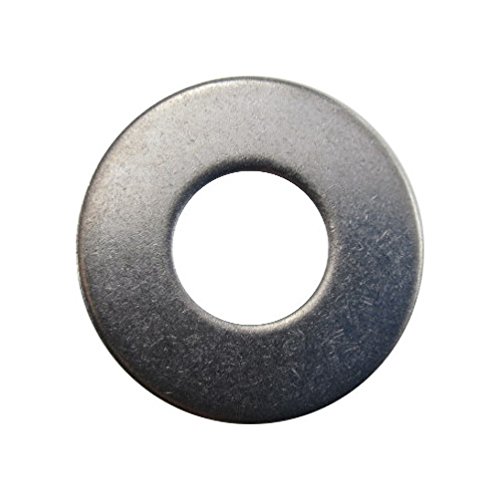 100pcs Stainless Steel Flat Machine Washers - #6 Size, DIN 125 Standard - Perfect for Automotive, Plumbing & DIY Projects