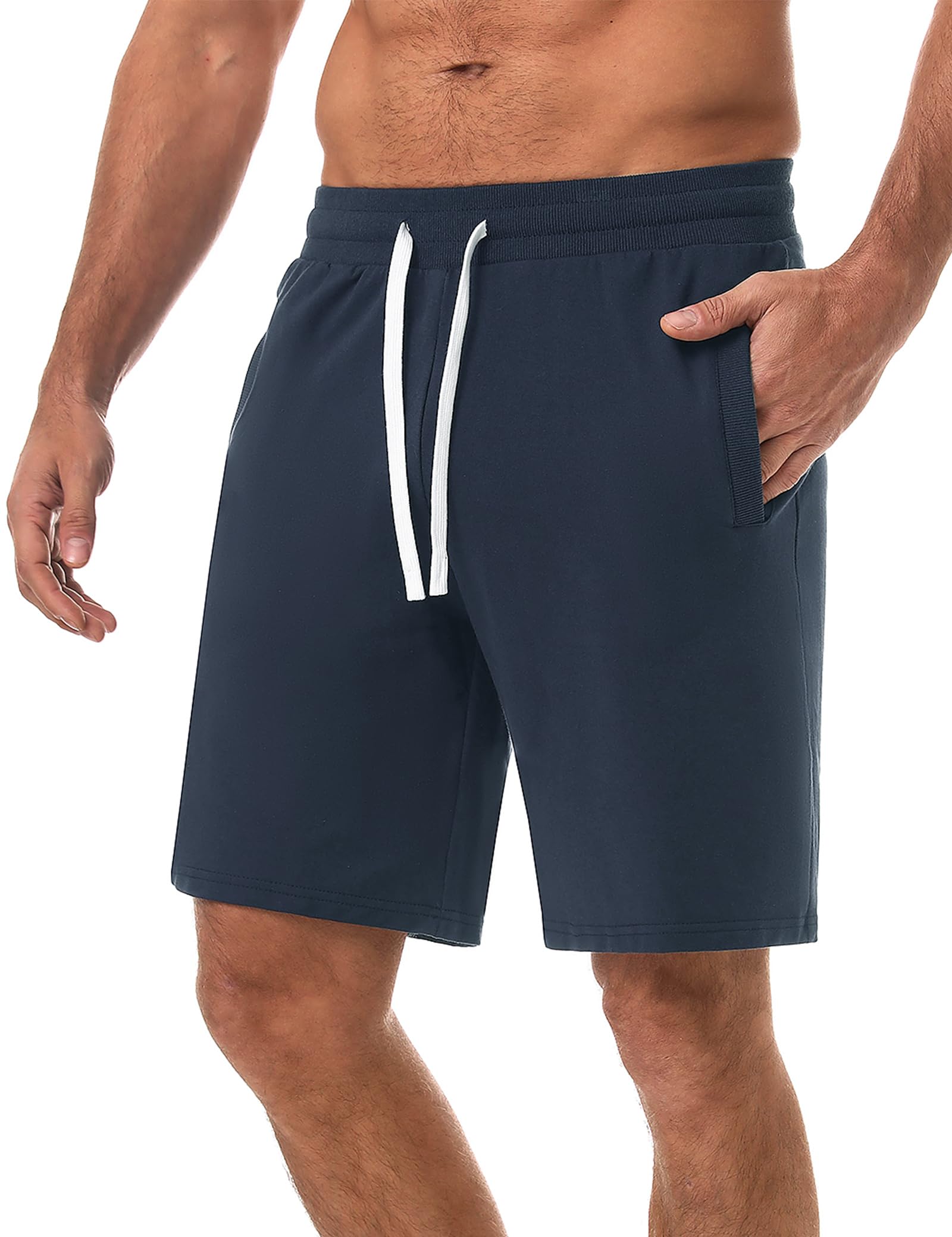 iClosam Men's Sports Shorts - Lightweight Breathable Basketball Shorts for Summer, Quick-Dry Athletic Running Shorts with Pockets - Perfect for Gym, Workout & Outdoor Activities