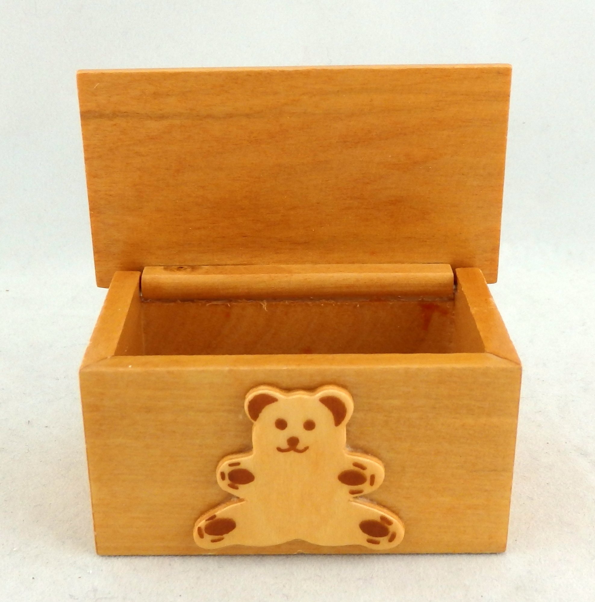 Melody Jane 1:12 Scale Miniature Dollhouse - Small Bear Toy Box T6465 for Collectors & Dollhouse Enthusiasts | Perfect for Home Decor, Kids Playroom & Miniature Displays