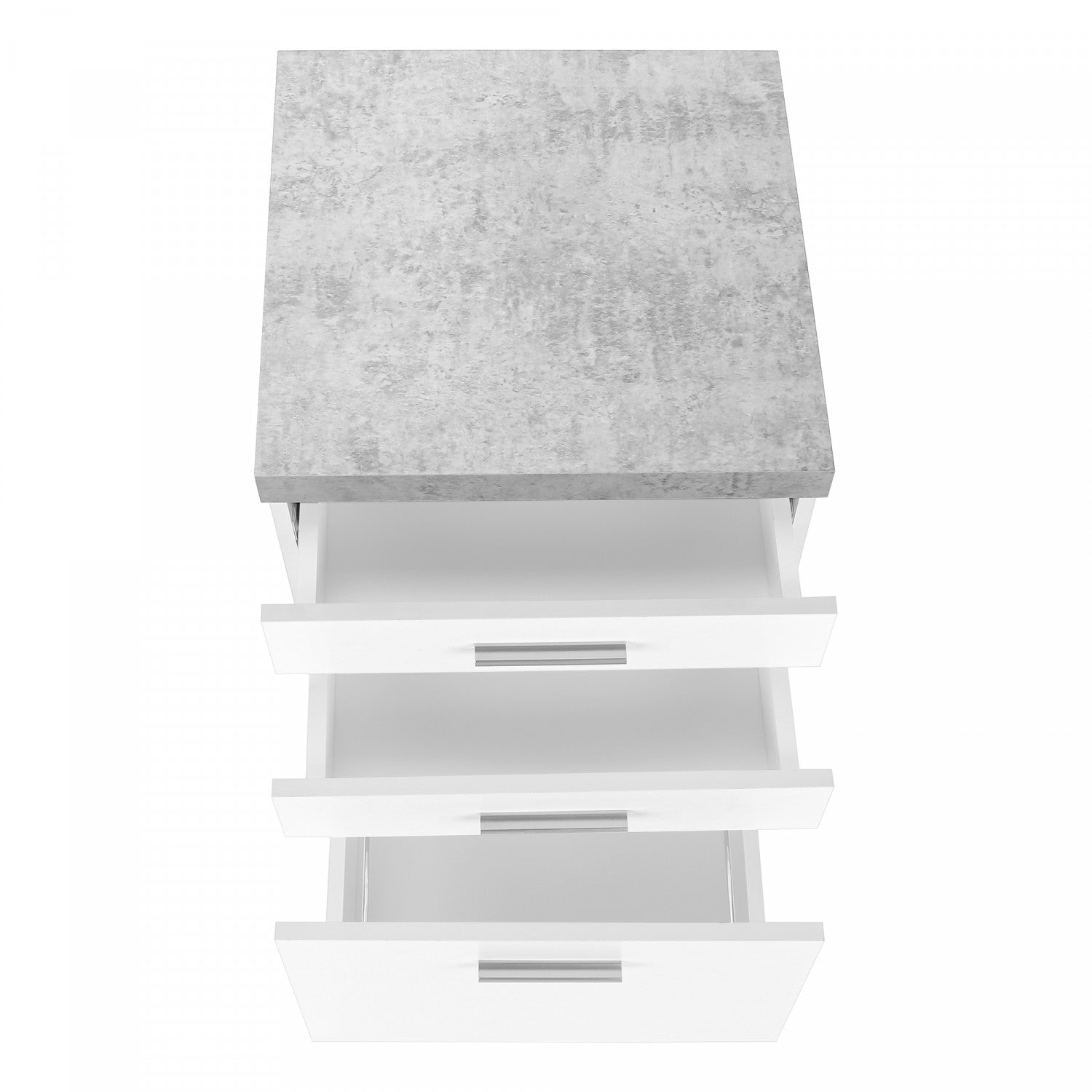 Solvi White 2-Drawer Filing Cabinet - Letter Size, Home Office Organization, Document Storage for Files & Folders - Perfect for Home, Office, or School Use