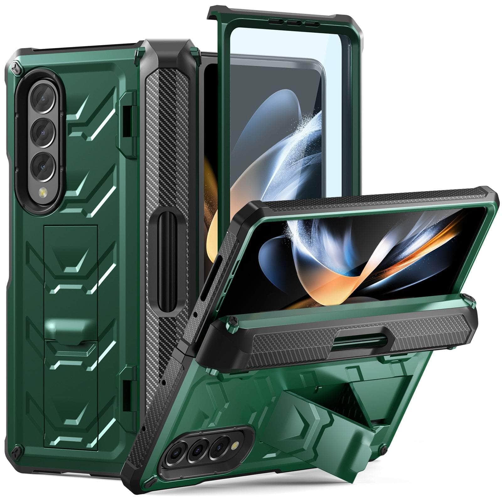 Samsung Galaxy Z Fold 4 Case - Dual Layer Rugged Protective Cover with Full Body Protection | Shockproof & Scratch Resistant for Everyday Use & Outdoor Activities