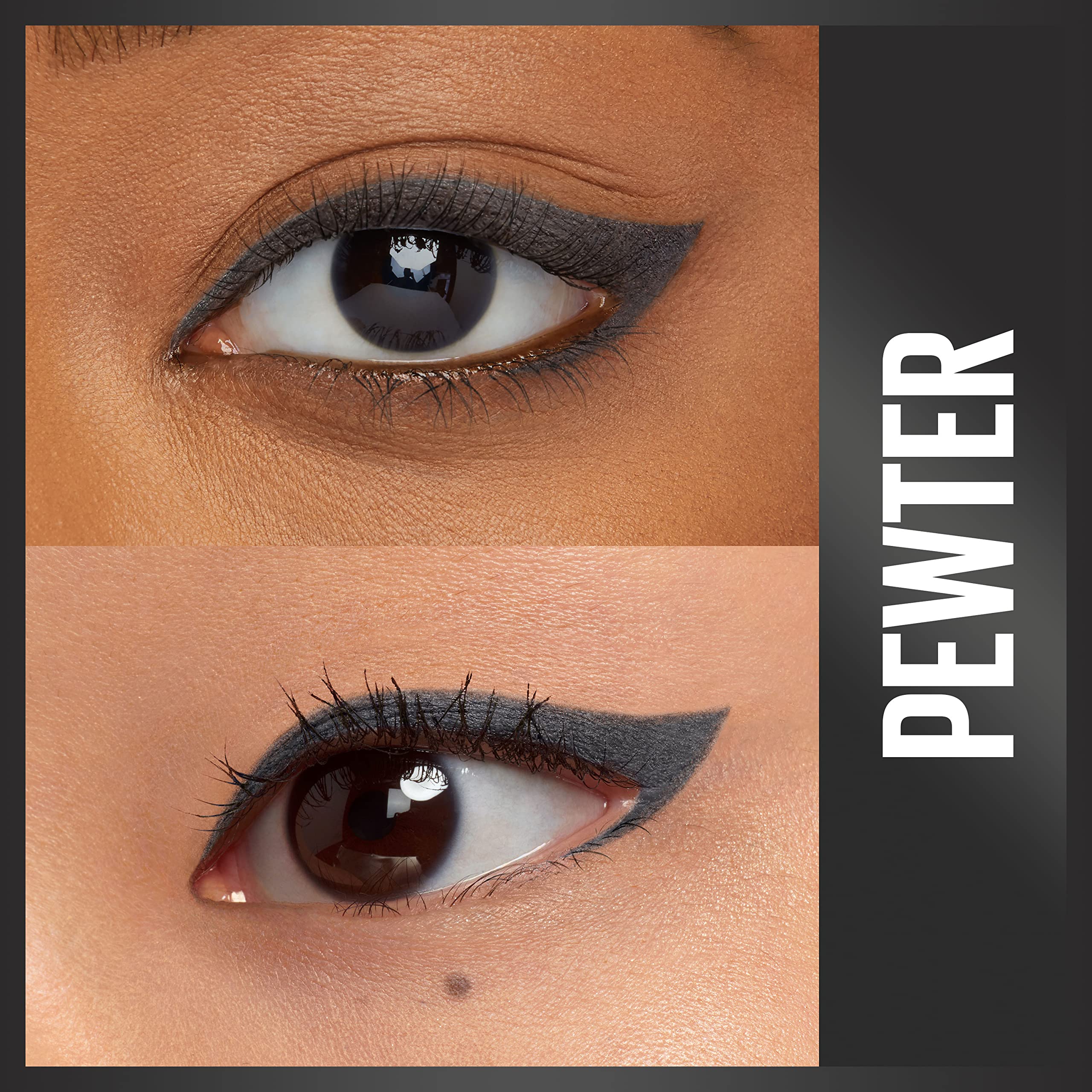 Maybelline New York Unstoppable Mechanical Eyeliner Pencil - Smudge-Proof & Long-Lasting - Pewter Gray (0.01 oz) - Perfect for Day to Night Makeup Looks