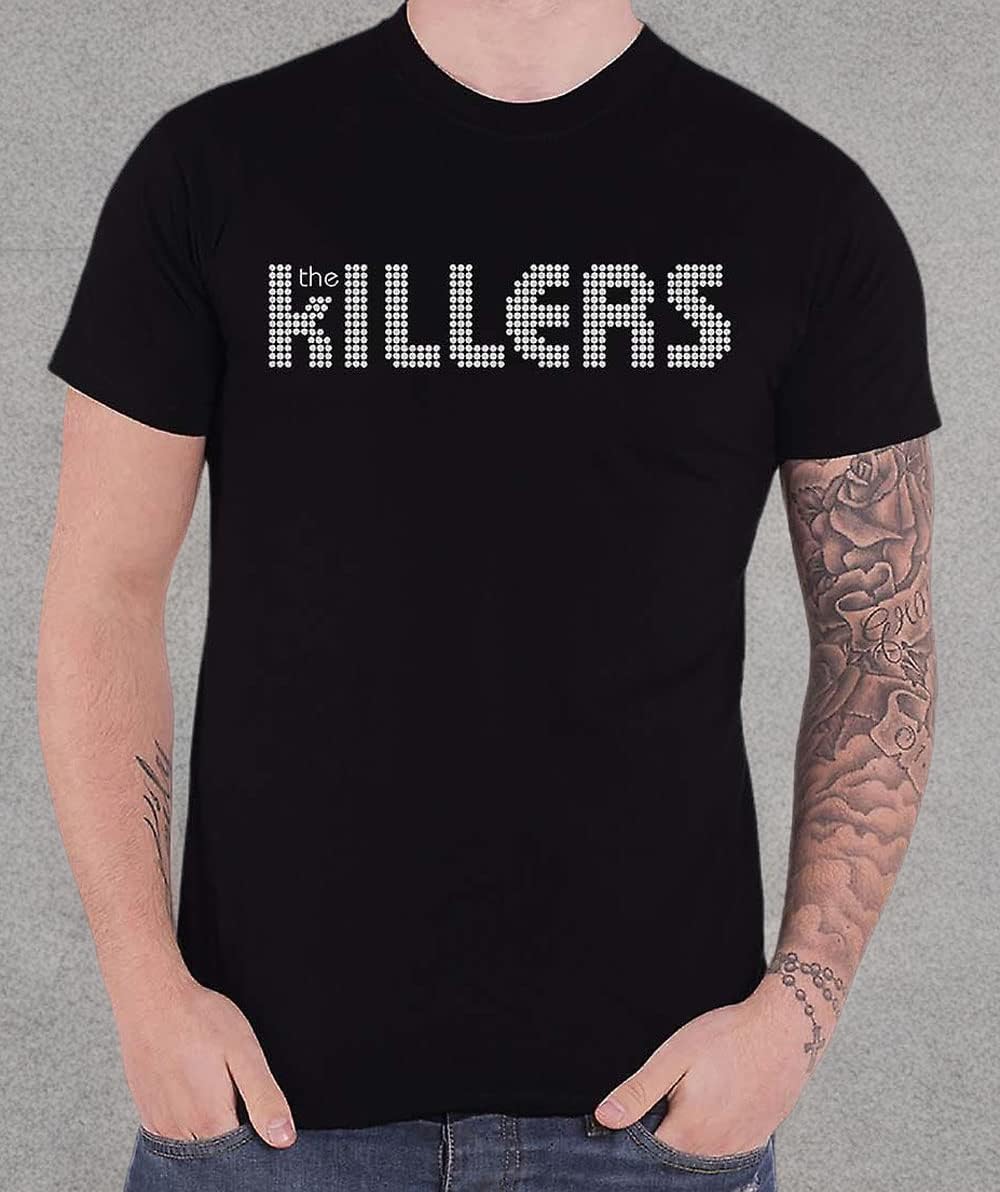 The Killers Logo Men's T-Shirt Black | Alstyle Apparel | Premium Cotton Band Tee for Concerts, Casual Wear & Fan Merchandise
