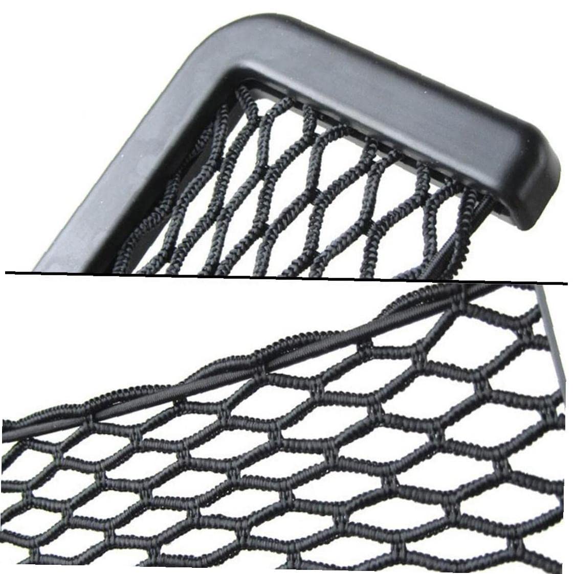 Universal Car Seat Side Storage Bag - Mesh Organizer Pocket for Phone, Keys, Coins & Cards - Perfect for Road Trips & Daily Commutes