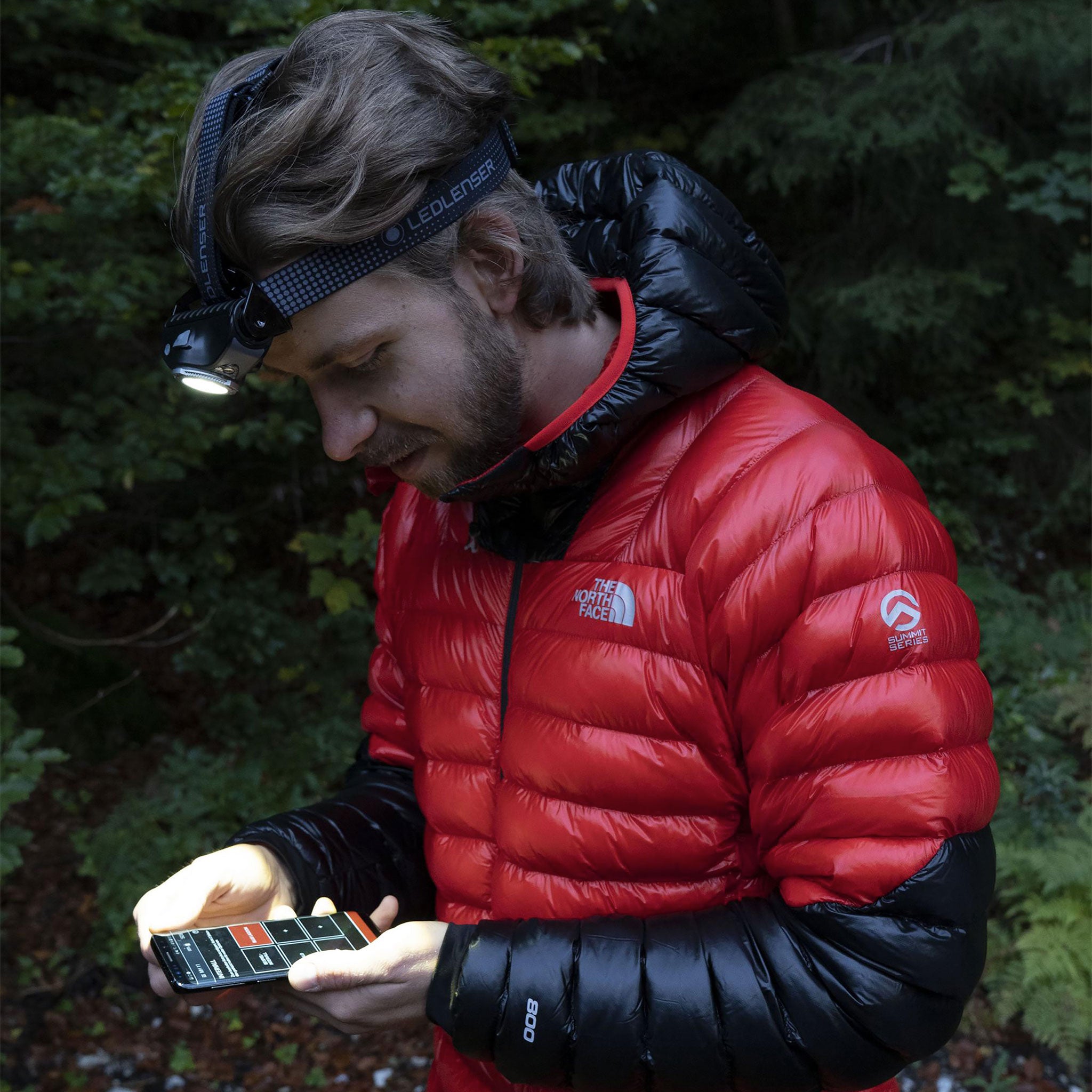 MH11 Rechargeable LED Headlamp - 1000 Lumens Waterproof Headlight for Camping, Hiking, Running & Night Fishing - Hands-Free Light with Adjustable Headband