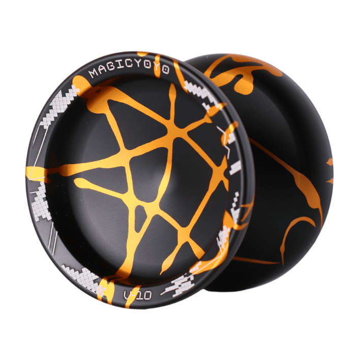 Magic YoYo V10 Professional Finger Spin Yo-Yo - Perfect for Beginners & Advanced Players - Great for Tricks, Competitions & Stress Relief