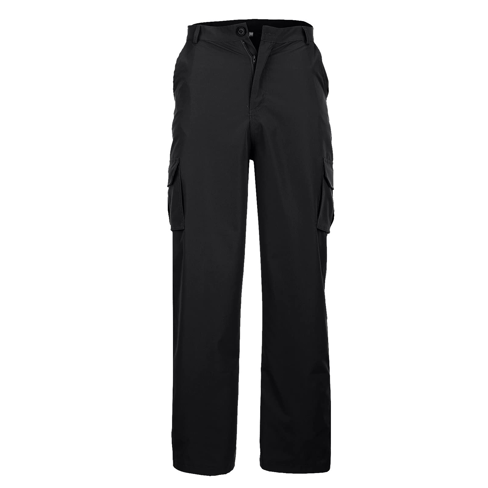 Men's Cargo Pants with Multiple Pockets - Summer Casual Straight Leg Trousers for Outdoor Work, Hiking & Everyday Wear