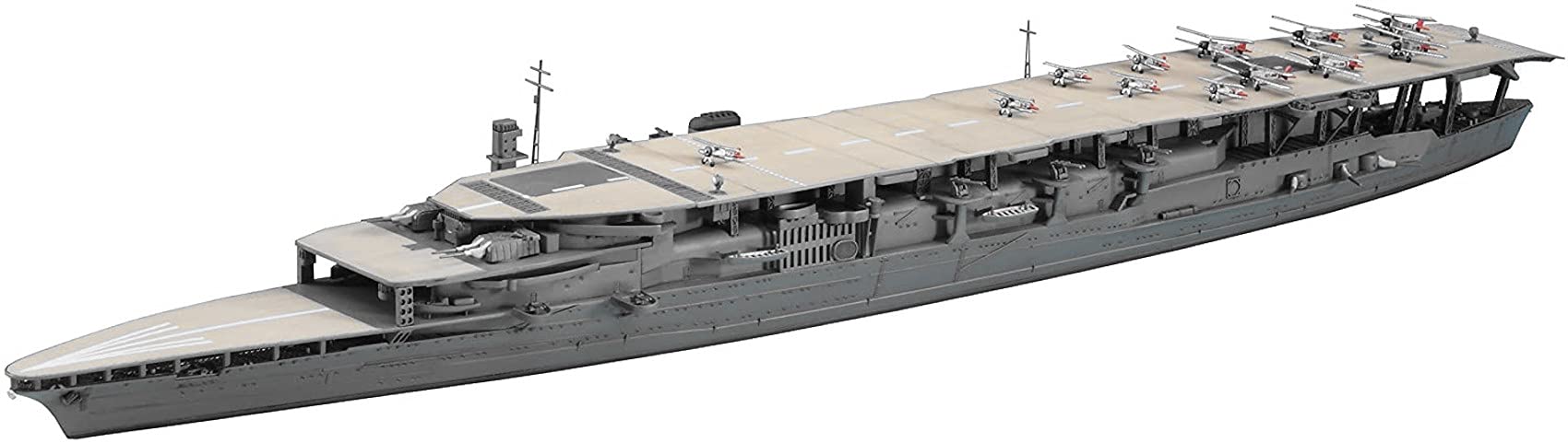 1/700 Scale Hasegawa Japan Airlines Aircraft Carrier Akagi Model Kit with Three-Step Deck - Perfect for Collectors, Military Enthusiasts & Diorama Scenes