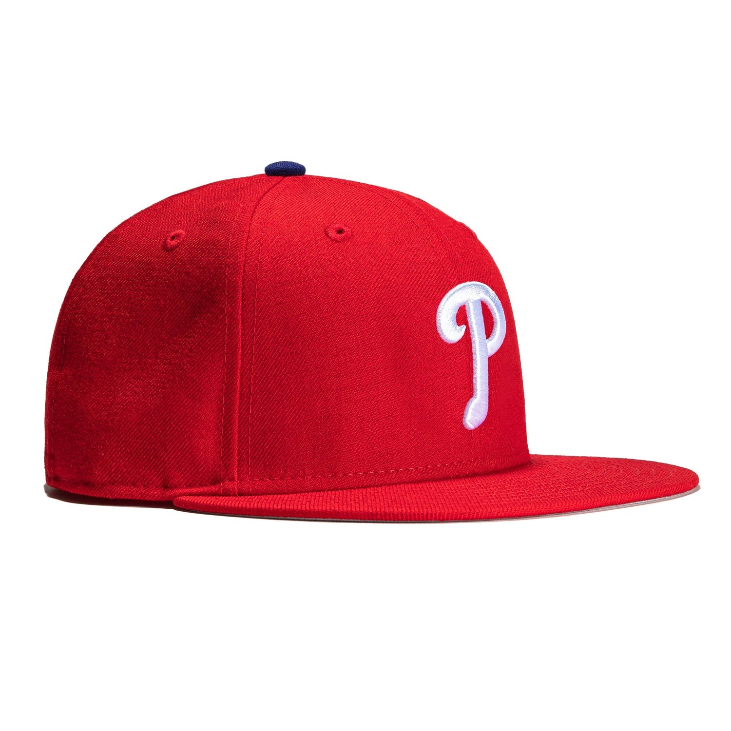 New Era 59Fifty Retro On Field Philadelphia Phillies Baseball Cap - Adjustable Snapback Hat for Men & Women - Official MLB Licensed Red Baseball Hat for Sports Fans & Streetwear Fashion