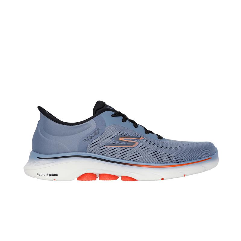 Skechers Women's Go Walk 7 Slip-On Walking Shoes - 216550/SLT - Comfortable Lightweight Sneakers for Walking, Travel & Everyday Wear