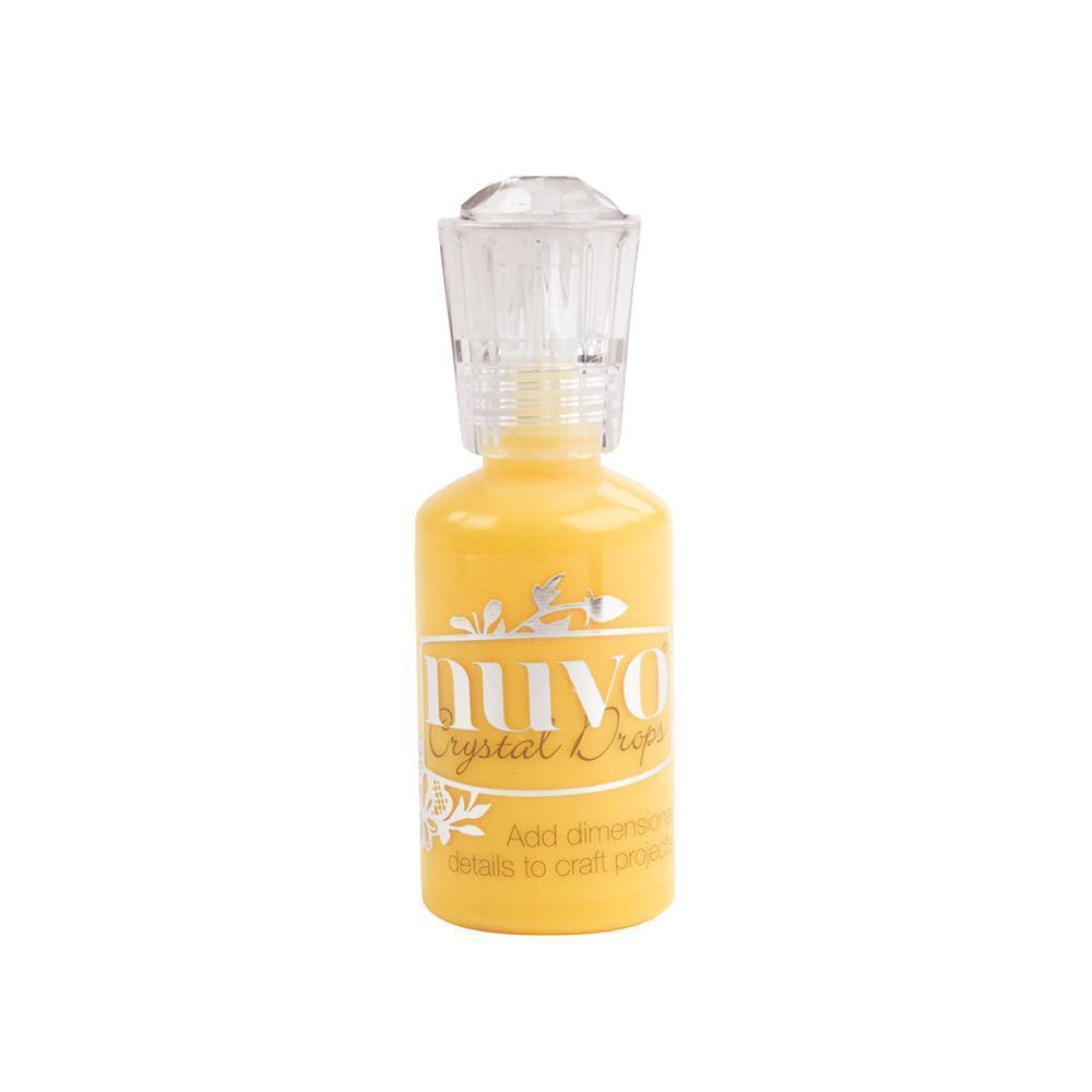 Nuvo Crystal Drops Gloss Nail Polish - Dandelion Yellow 673n | High Shine Long Lasting Nail Lacquer for Manicure & Pedicure | Perfect for Daily Wear, Special Occasions & Nail Art Designs