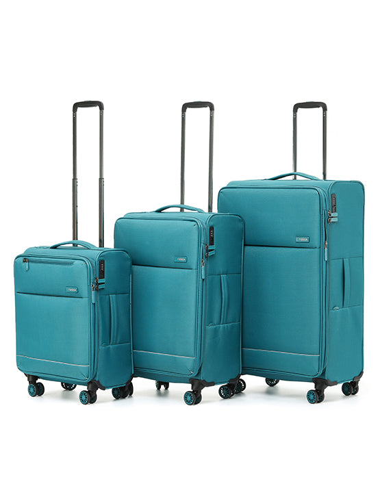 Tosca SO LITE AIR5055 3-Piece Lightweight Luggage Set in Teal - Perfect for Travel, Vacation & Business Trips
