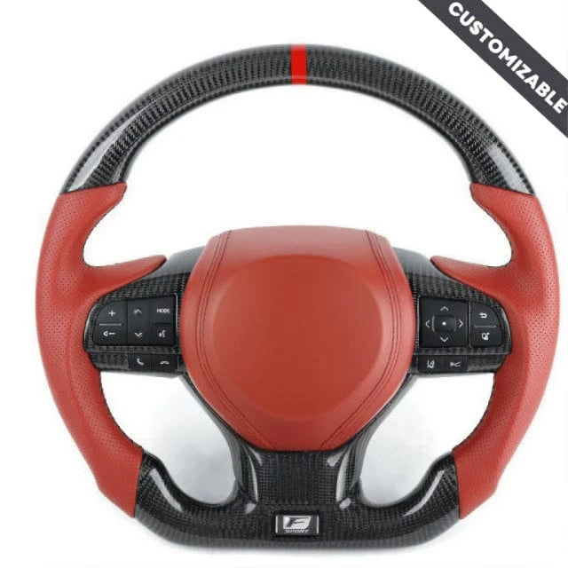 Custom Carbon Fiber Steering Wheel for Lexus GS, RX, LX (2016-2023) - Premium Upgrade for Sporty Driving & Luxury Interior Enhancement