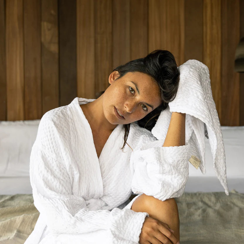 Heveya® Premium Bathroom Essentials Set - Organic Cotton Towels & Spa Accessories for Luxury Bath & Shower Experience