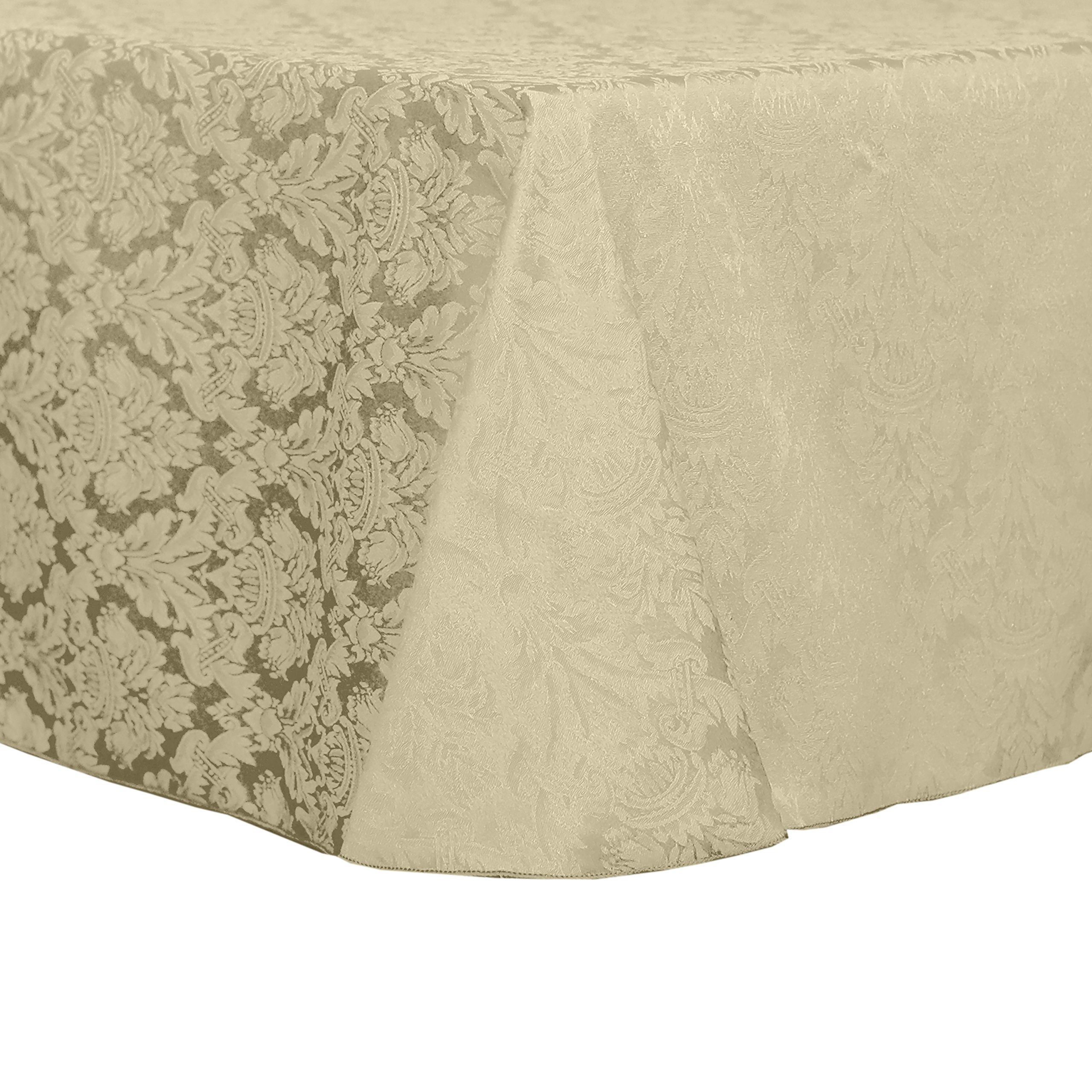 Vintage Damask Saxony Tablecloth 70x144