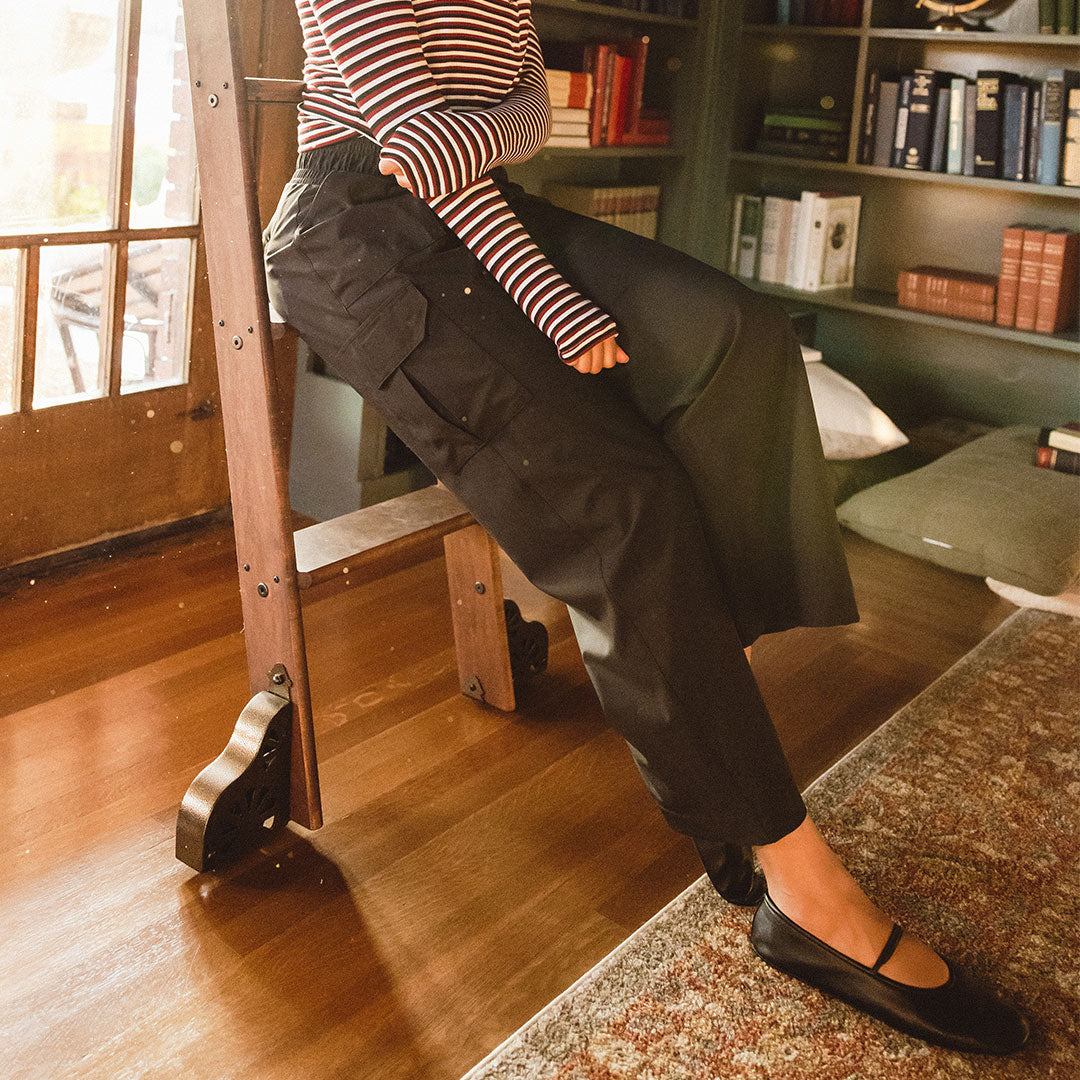 Audrey Cargo Pants for Women - Stylish Black Utility Trousers with Multiple Pockets | Perfect for Outdoor Adventures, Workwear & Casual Street Style