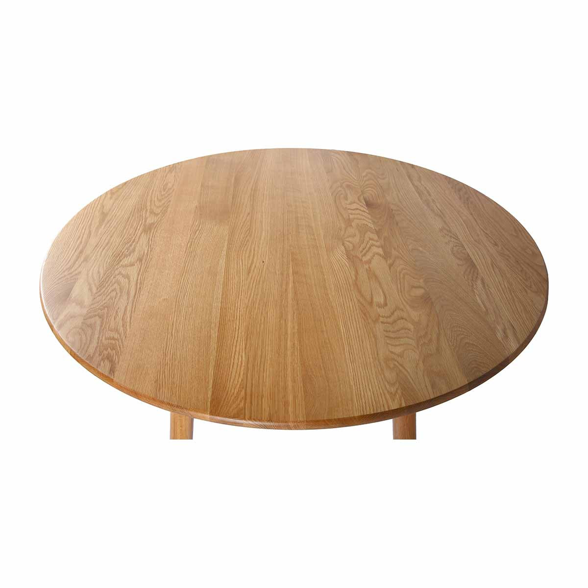 Round Oak Dining Table - Solid Wood Scandinavian Style for Kitchen, Dining Room & Small Spaces | Finland Design Home Furniture