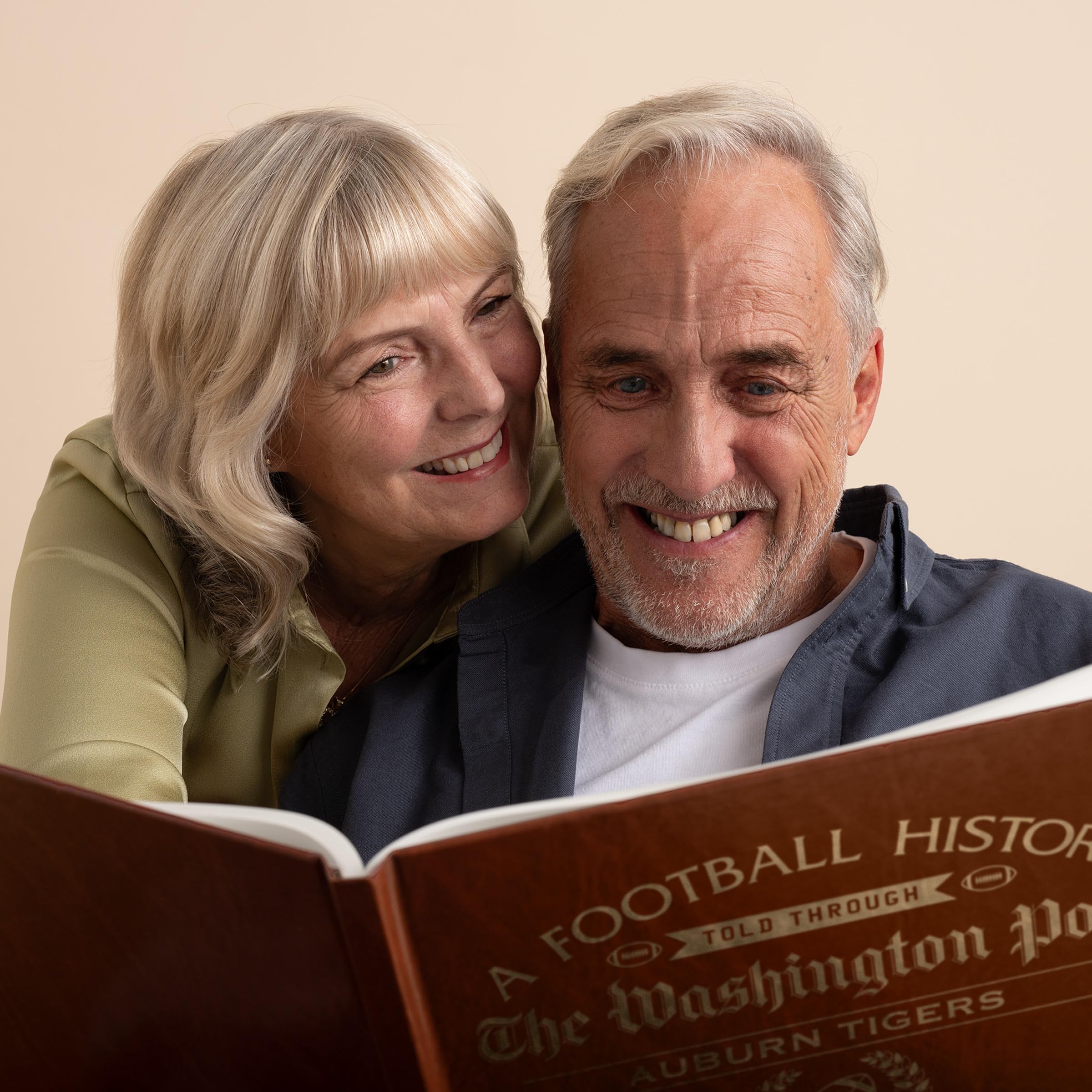 Personalized College Football Newspaper History Book - Custom A3 Large Deluxe Hardcover Gift for Football Fans, Alumni & Students | Perfect for Graduation, Game Day & Memorabilia Collection