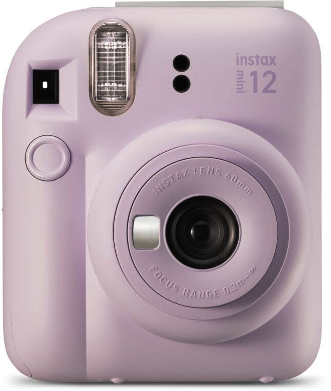 FUJIFILM INSTAX Mini 12 Instant Camera - Lilac Purple | Portable Instant Film Camera for Travel, Parties & Memories | Perfect for Teens, Weddings & DIY Photo Albums