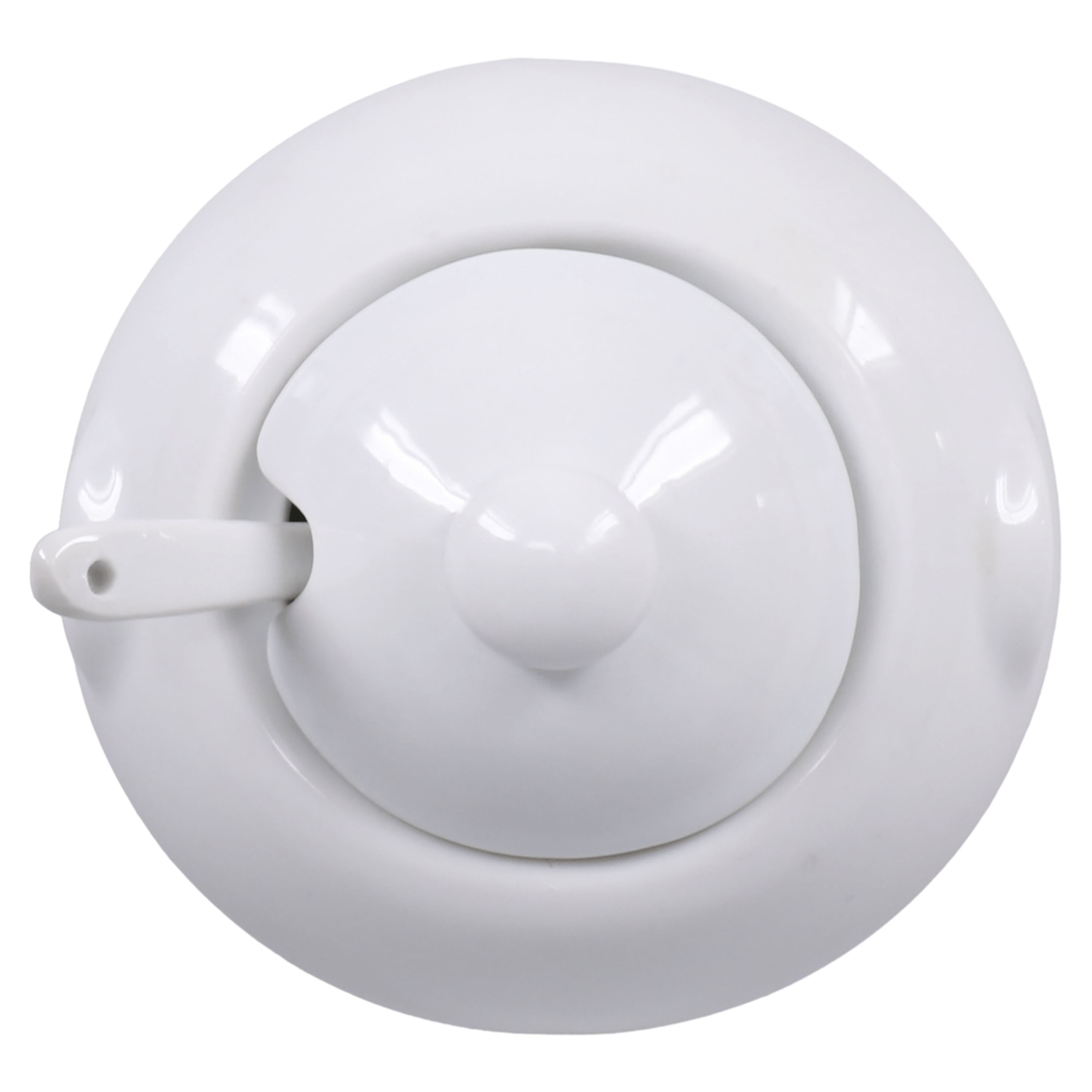 8oz BIA Sugar Bowl with Spoon - Elegant Porcelain Sugar Container for Coffee, Tea, and Dessert Serving