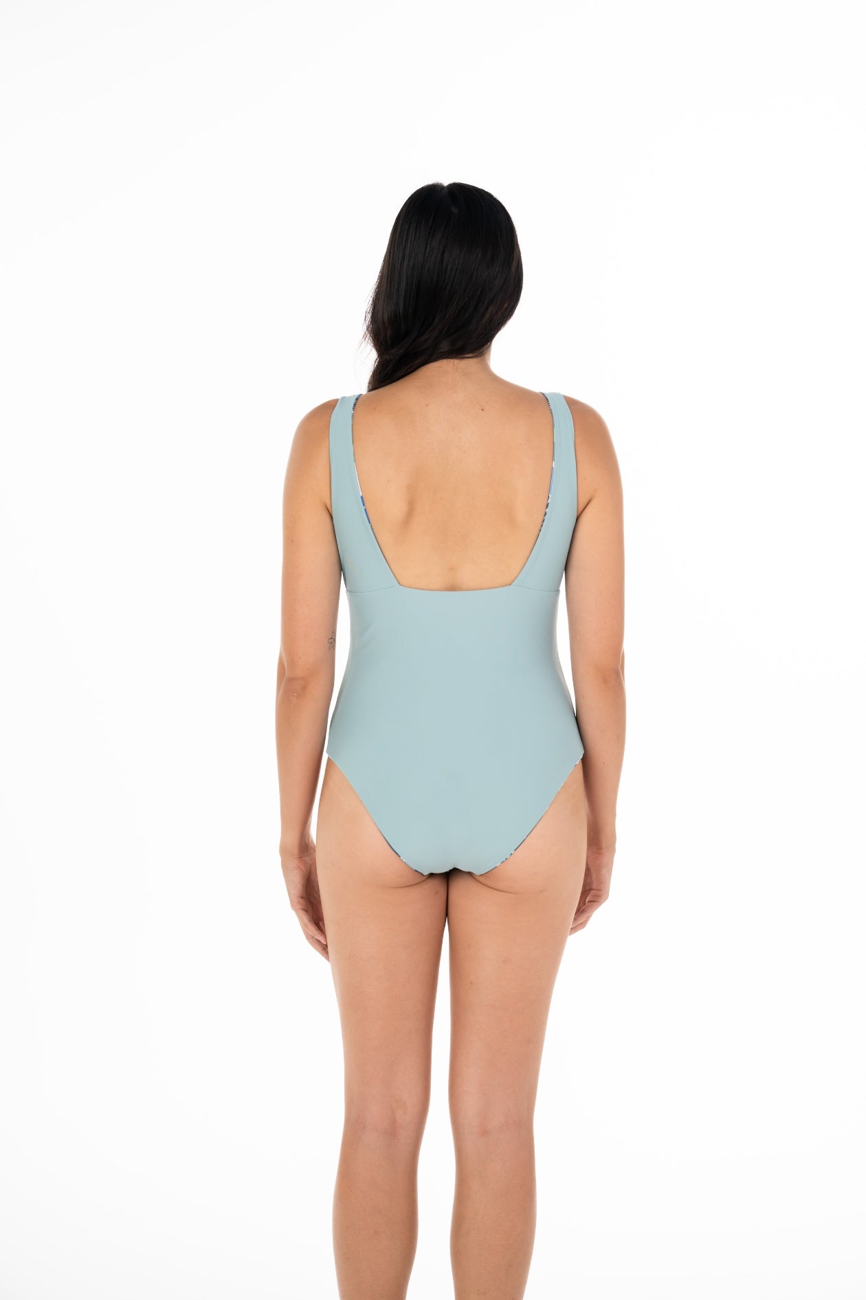 Zahara Reversible V Neck One Piece Swimsuit for Women - Flattering Swimwear for Beach, Pool & Vacation | Plus Size Options Available