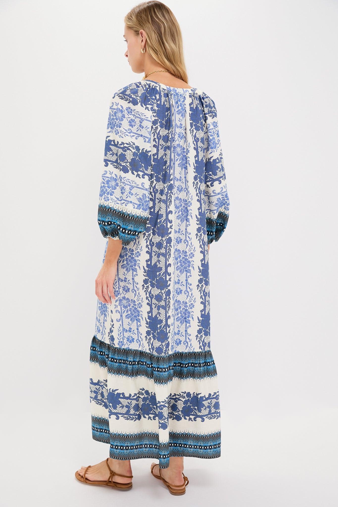 Bondi Blues Lyles Dress - Women's Floral Summer Maxi Dress with Pockets | Beach Wedding, Vacation & Casual Outfit
