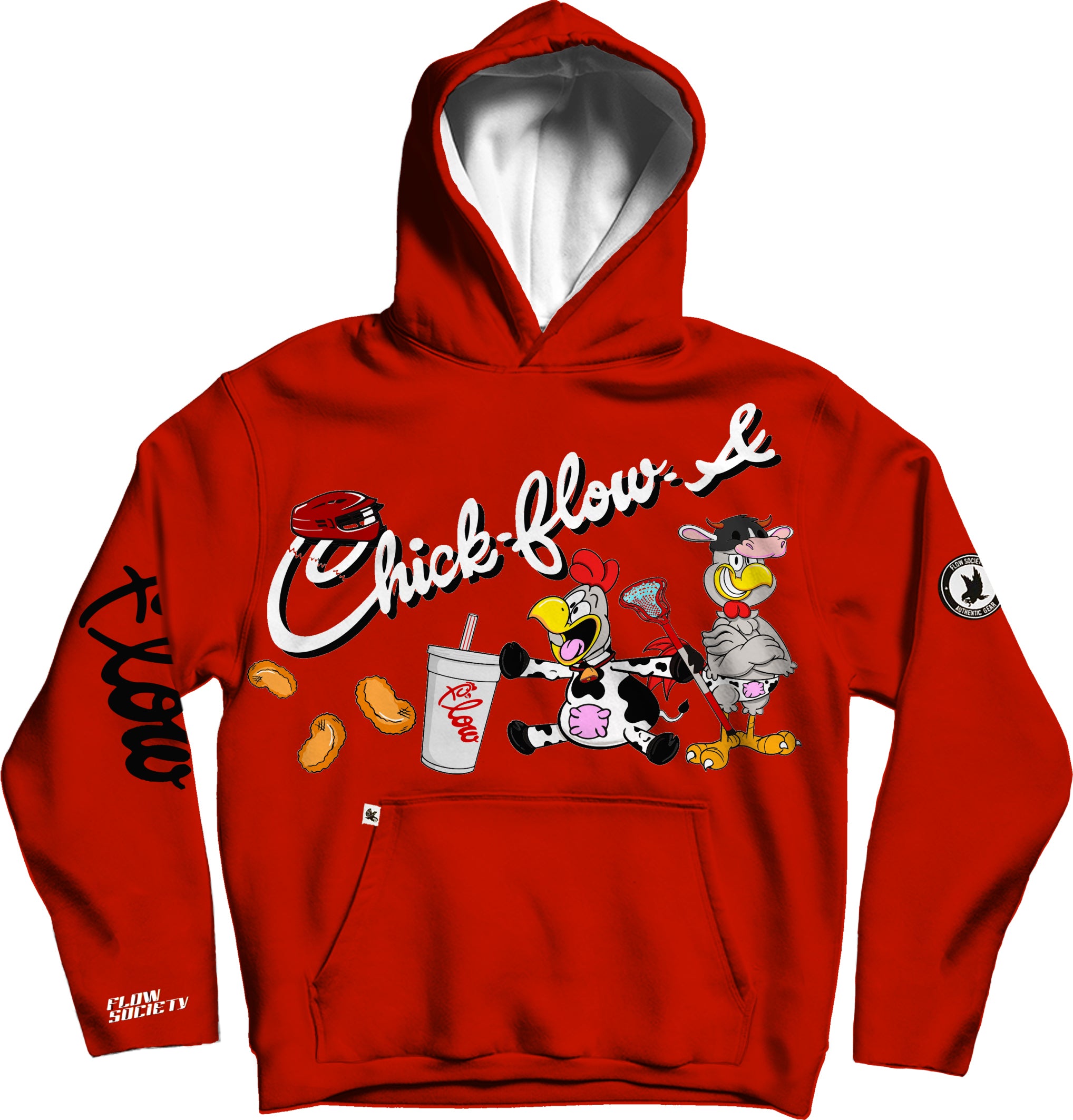 Youth & Adult Chick Flow Hoodie - Trendy Unisex Pullover for Casual Wear, Street Style, and Everyday Comfort