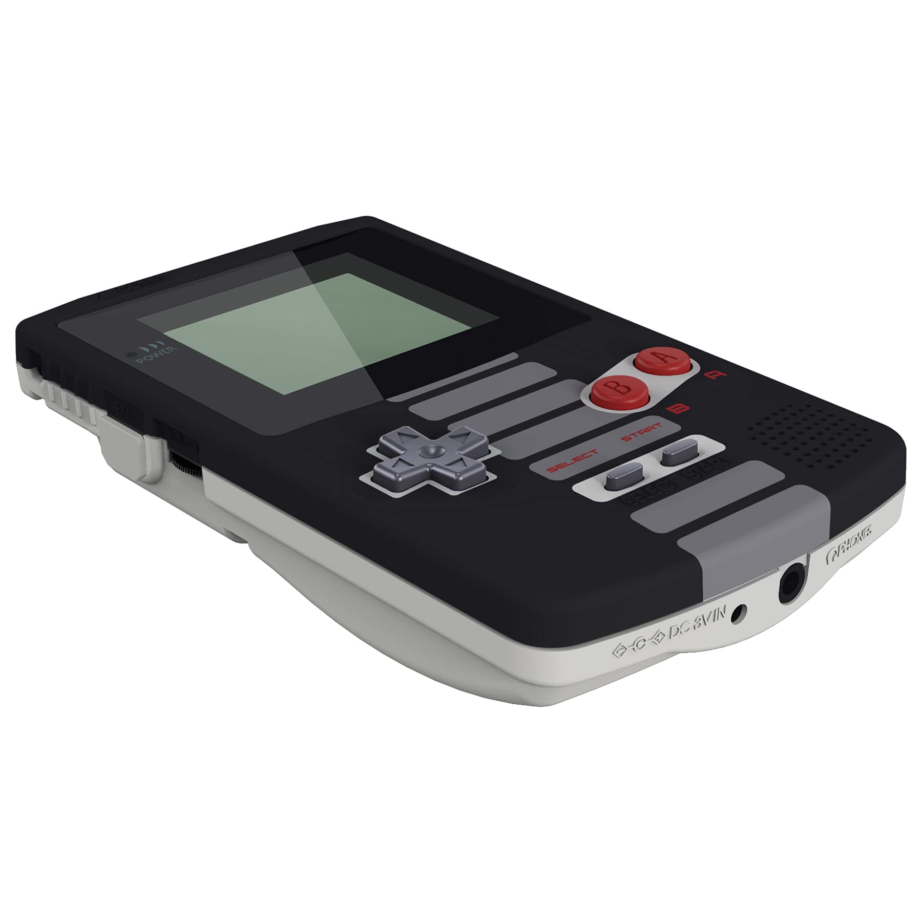 eXtremeRate Replacement Shell with Buttons for GBC Gameboy Color - Compatible with GBC OSD IPS, Regular IPS & Standard LCD (Console & IPS Screen Not Included) - Classic NES Style - Perfect for Gaming Enthusiasts & Retro Console Modding