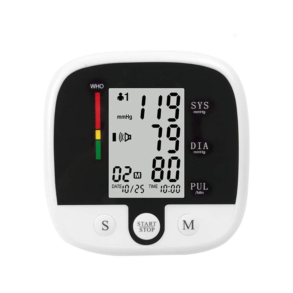 Qin Digital Blood Pressure Monitor - Upper Arm Cuff Kit with Large HD Display | Accurate Home BP Machine for Adults | Perfect for Daily Health Tracking & Doctor-Recommended Hypertension Monitoring