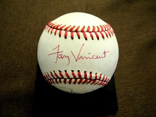 Fay Vincent Pete Rose Signed Baseball JSA Certified - Authentic Autographed MLB Collectible for Sports Memorabilia & Fan Display