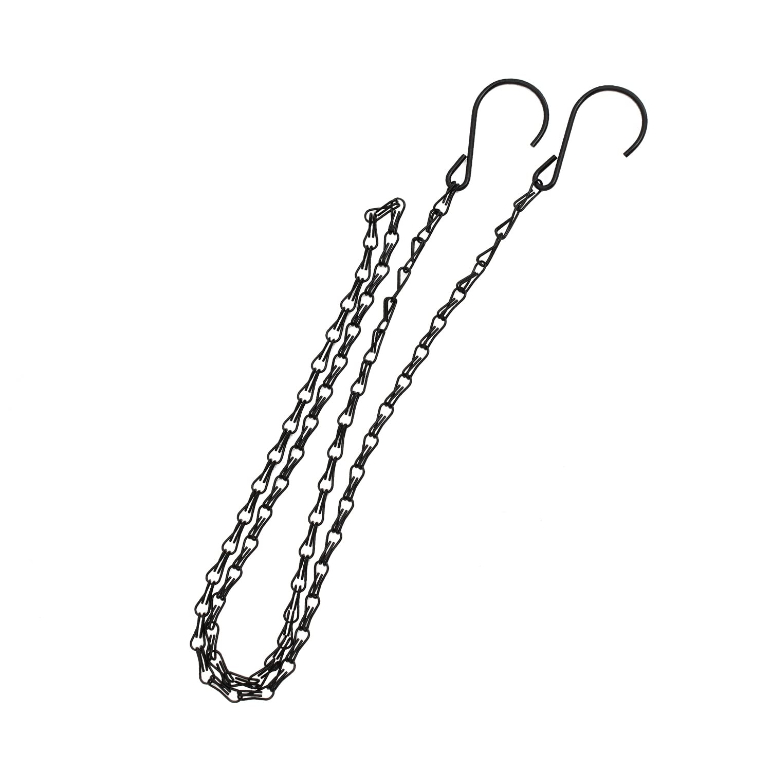 48 Inch Metal Hanging Chains with Hooks - Heavy Duty Garden Plant Hangers for Bird Feeders, Topiary Balls, Lanterns & Wind Chimes - Outdoor & Indoor Decoration for Patio, Balcony and Home Decor (1 Pack)