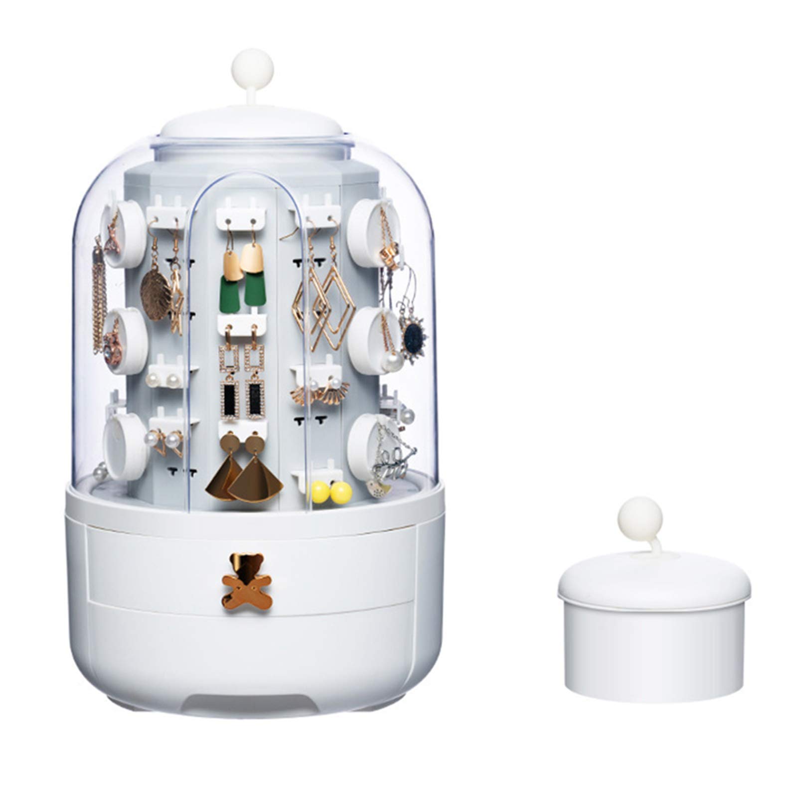 Large Jewelry Storage Box - Portable & Spacious for Home & Travel