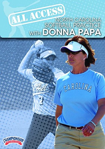 Championship Productions Donna Papa: All Access North Carolina Softball Practice Training DVD - Improve Skills & Techniques for Players & Coaches