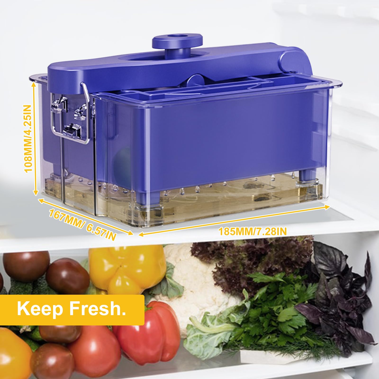 Premium Tofu Press for Vegan Cooking - Adjustable 2-Level Pressure Tofu Maker with Water Drainer | BPA-Free, Dishwasher Safe | Perfect for Firm & Extra Firm Tofu | Ideal for Meal Prep, Vegan Recipes & Asian Cuisine