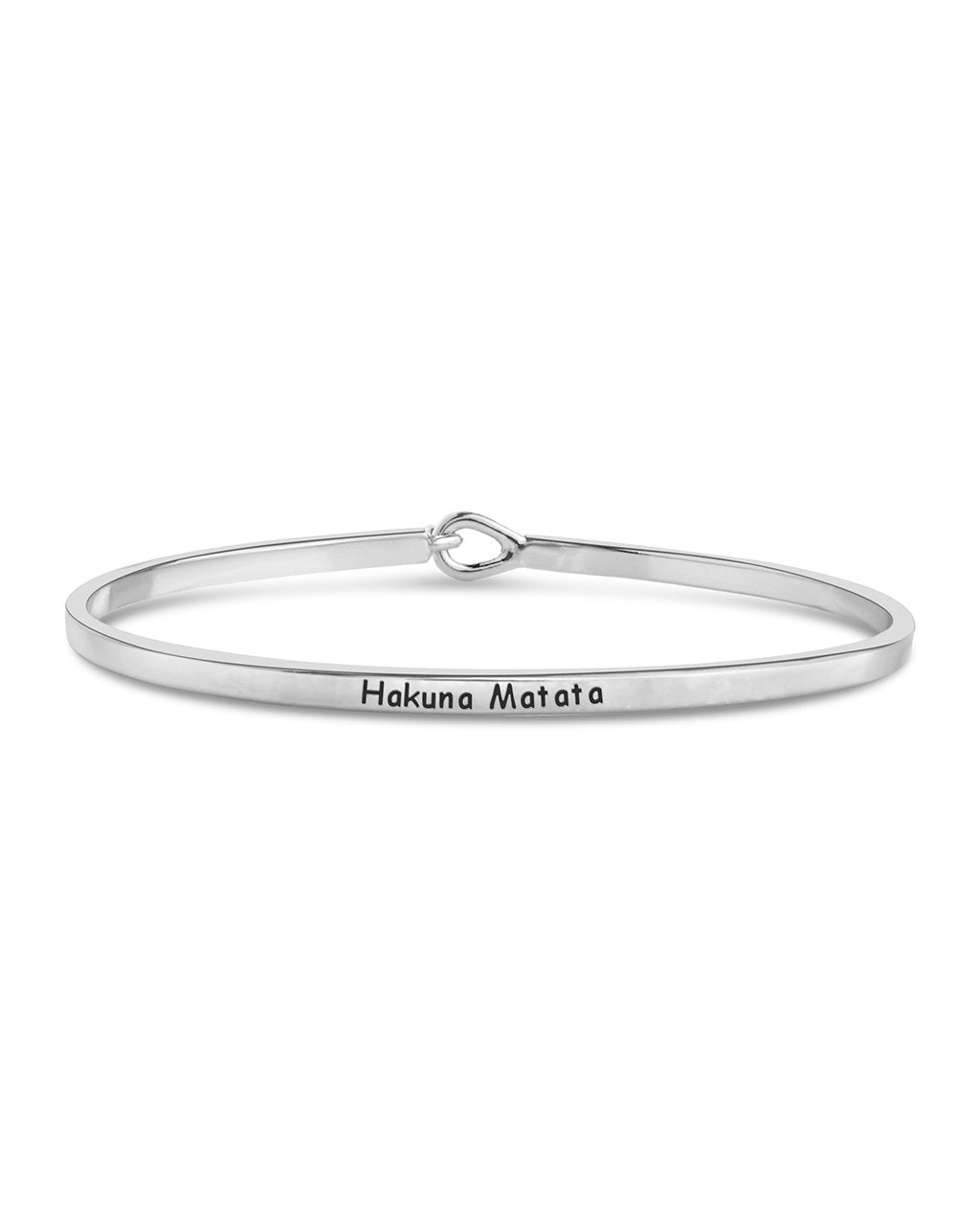 Mantra Hook and Eye Bangle Bracelet - Adjustable Yoga Meditation Jewelry for Women, Boho Chic Spiritual Accessories for Daily Wear & Special Occasions