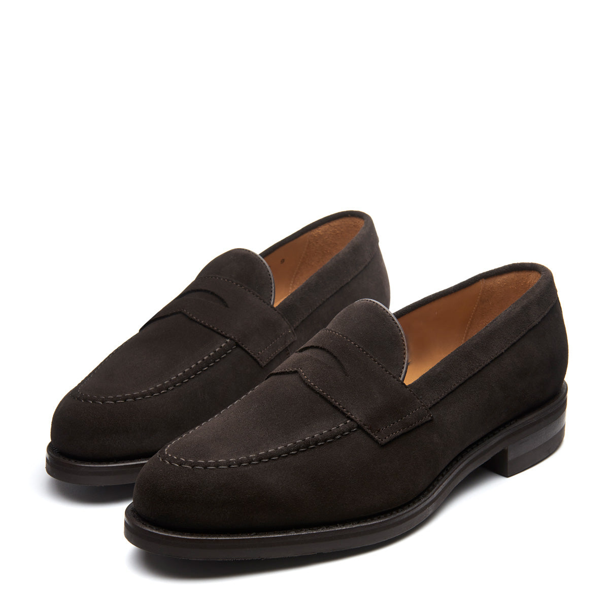 Stylish Brown Suede Penny Loafers for Men - Comfortable Slip-On Dress Shoes for Business & Casual Wear | Perfect for Office, Weddings & Everyday Outfits