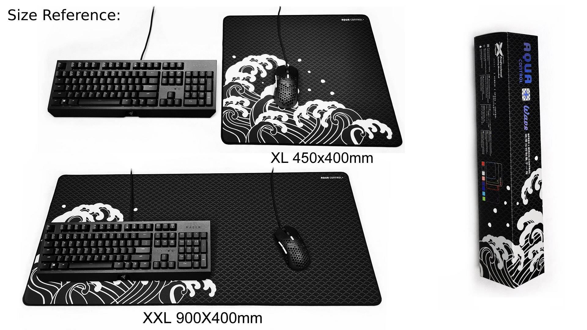 X Raypad Aqua Control Plus (AC+) Wave Series Gaming Mouse Pad - High Precision Control for FPS, MOBA & Esports | Smooth Tracking Surface for PC & Console Gamers | Perfect for Competitive Gaming & Office Work