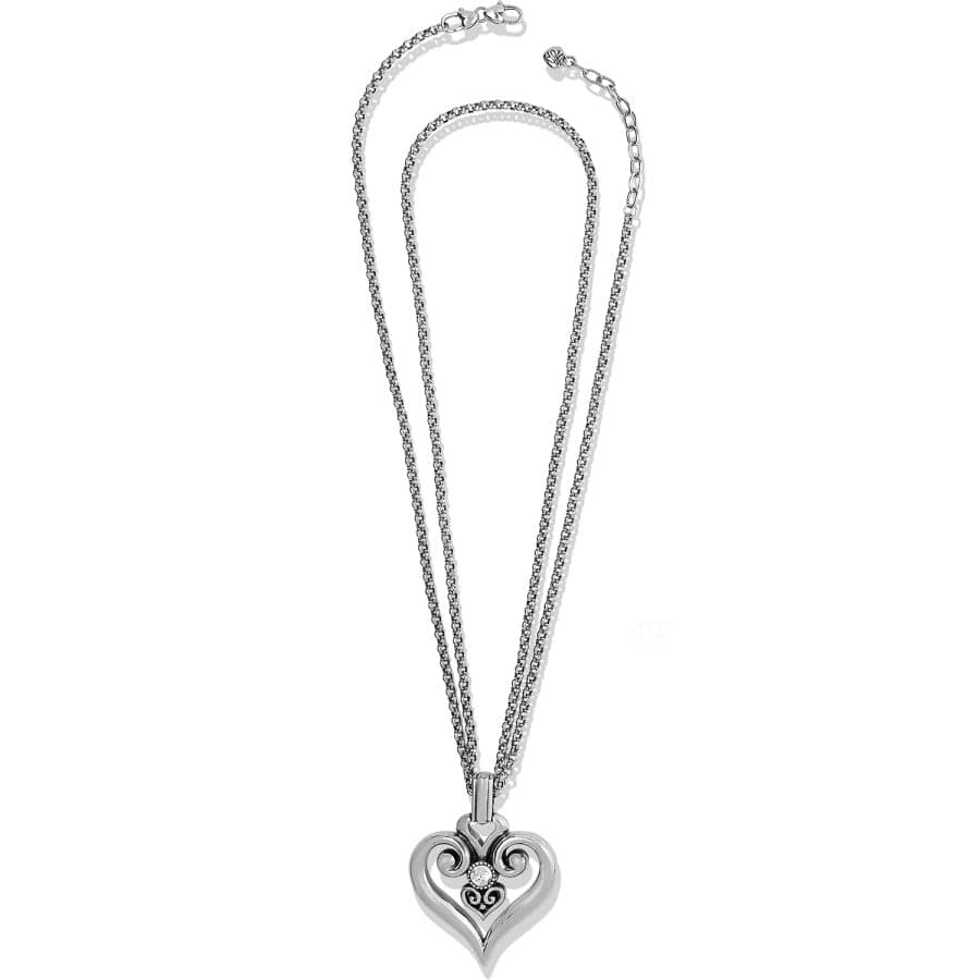 Alcazar Heart Glint Convertible Necklace - 14K Gold Plated Adjustable Chain, Elegant Layering Jewelry for Women, Perfect Gift for Valentine's Day, Anniversary & Special Occasions