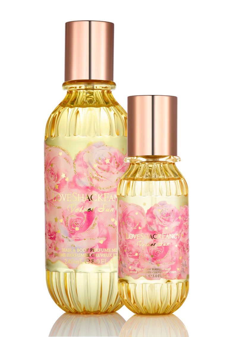 Mini Velvet Sun Hair & Body Mist - Lightweight Fragrance Spray for Women & Men, Long-Lasting Scent, Vegan & Cruelty-Free - Perfect for Travel, Gym, Work & Everyday Use