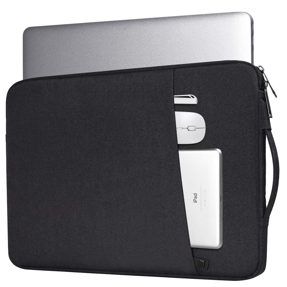 17.3 Inch Laptop Sleeve Case for Lenovo IdeaPad 3, HP Pavilion 17, HP Envy 17, Acer Chromebook 17, Asus VivoBook 17.3, Asus TUF Gaming Laptop - Durable Protective Bag for Work, School, and Travel (Black)