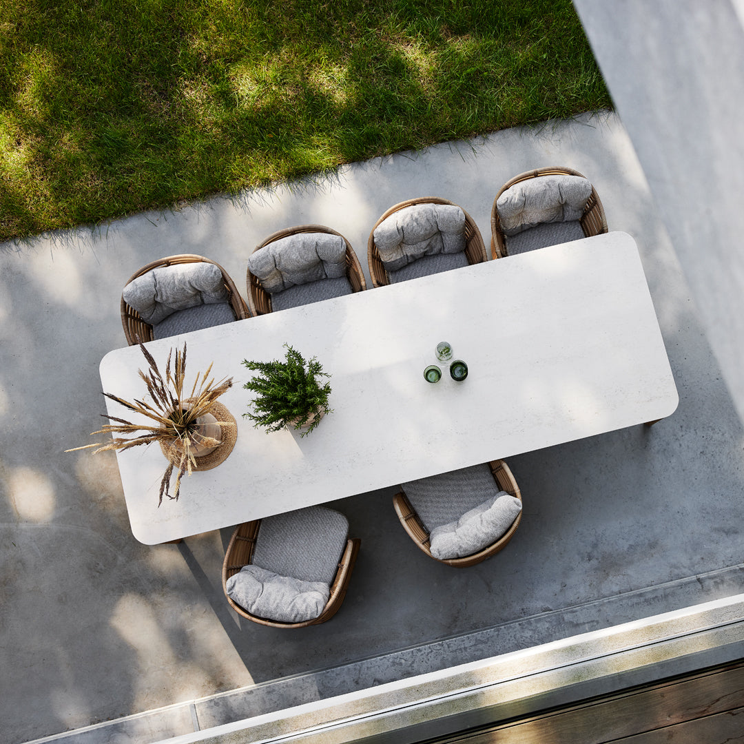 Aspect Outdoor Coffee Table - Weather-Resistant Rectangular Patio Furniture for Garden, Poolside & Backyard Relaxation