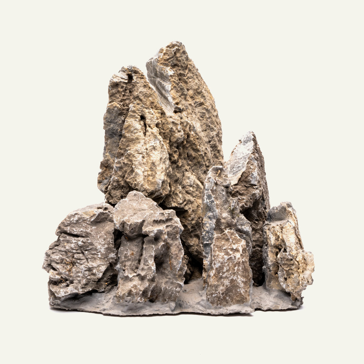 Premium Flat Bottom Seiryu Stone for Aquascaping - Natural Blue-Grey Rock for Fish Tank Decoration, Zen Garden & Bonsai Landscaping