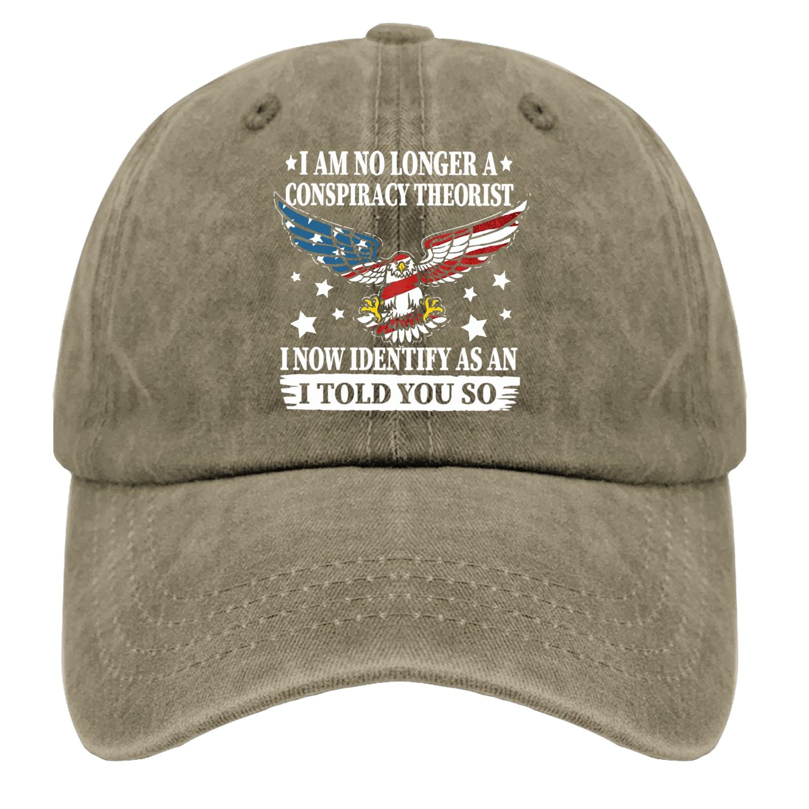 Adjustable Baseball Caps for Men & Women - Fashionable Unisex Hats with I Told You So Design - Perfect for Outdoor Sports, Casual Wear & Everyday Use